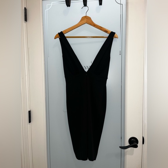 Lulus - Fitted Little Black Dress - Black - Picture 2 of 3